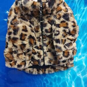Pet Clothing- "Cheetah Faux Fur" Jacket Super Soft